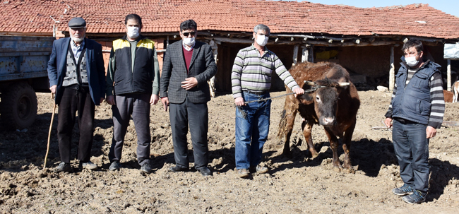 GÖZÜ GİBİ BAKTIĞI "MOÇAR"I BAĞIŞLADI