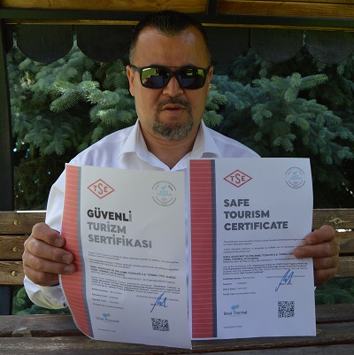 GÜVENLİ TURİZM SERTİFİKALI İLK TERMAL OTEL AÇILIYOR