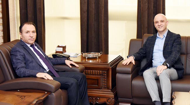 REKTÖR KARAKAŞ MİSAFİRLERİNİ AĞIRLADI
