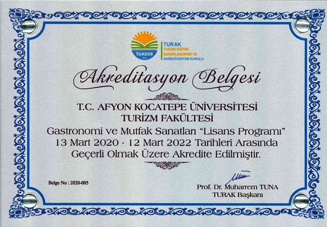 AKÜ’NÜN BEKLEDİĞİ BELGE GELDİ