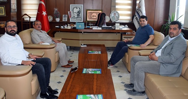 GENEL BAŞKAN UYSAL'DAN, BAŞKAN ŞAHİN'E ZİYARET