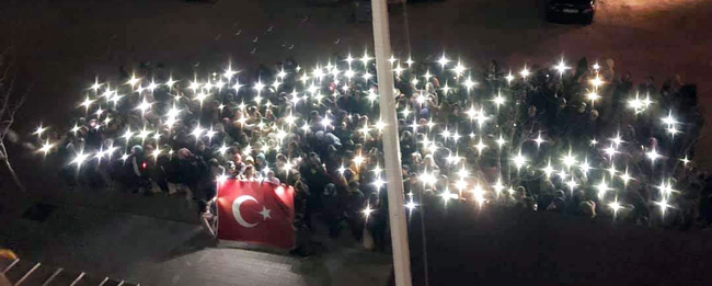 KYK YURTLARINDAN MEHMETÇİĞE DESTEK