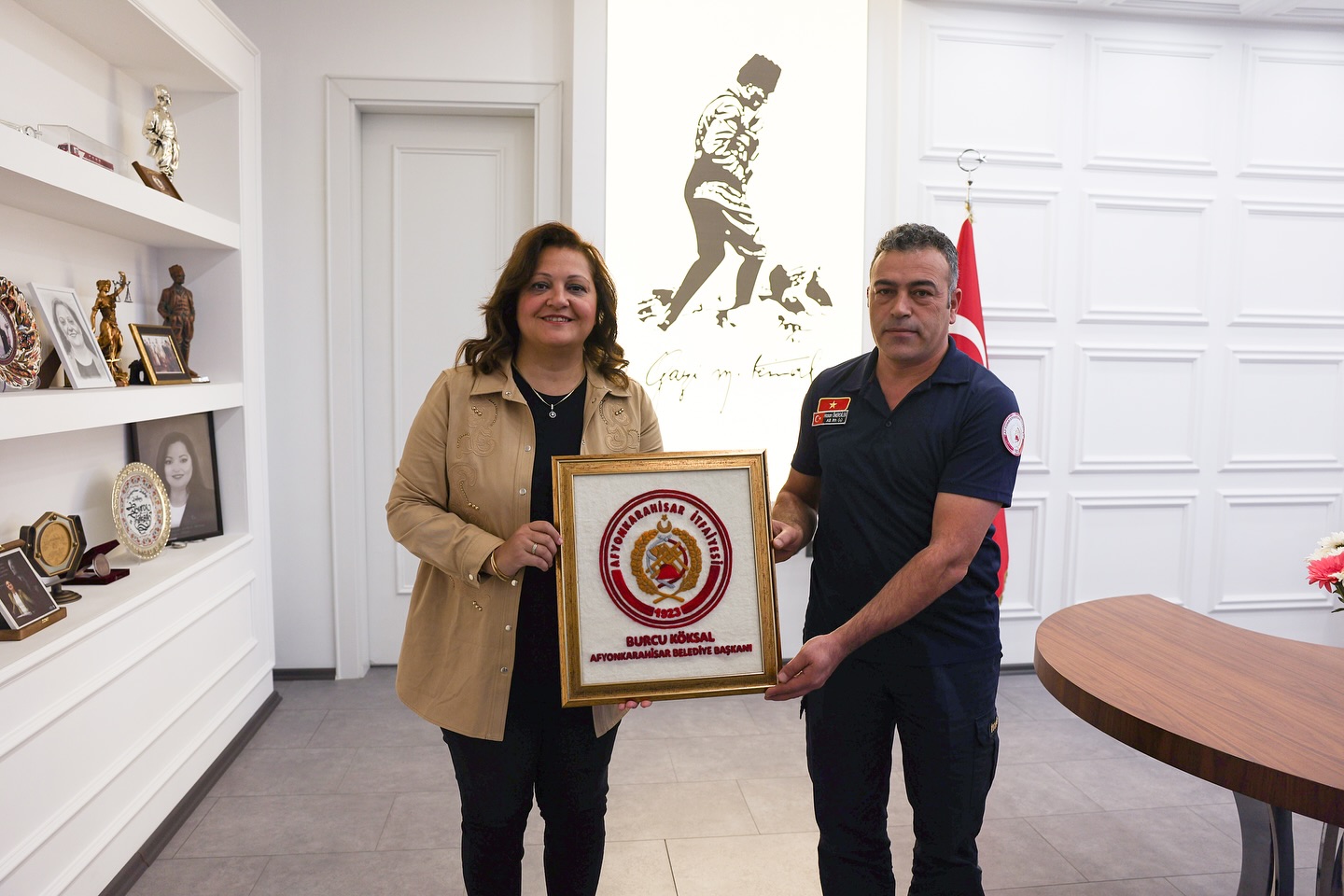 Başkan Köksal’dan İtfaiyecilere Teşekkür