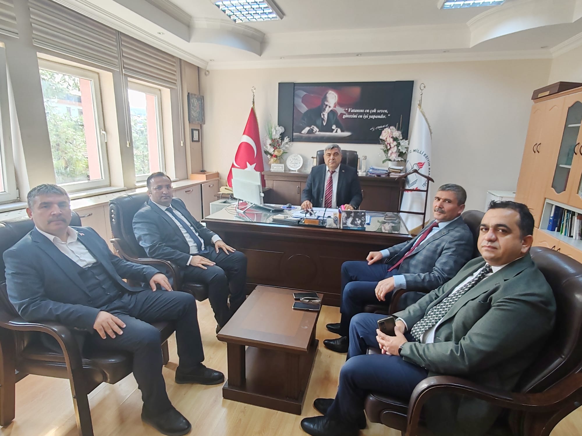 Müdür Sünnetci, İlçe Ziyaretlerine Devam Ediyor