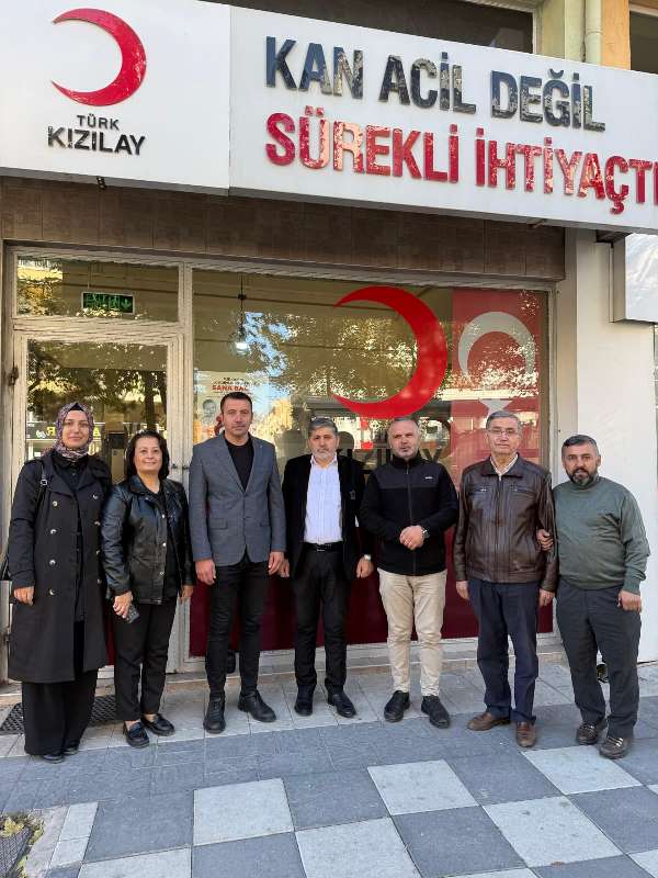 Afyonkarahisar'da Ak Parti İl Başkanlığı'ndan Kan Bağışı