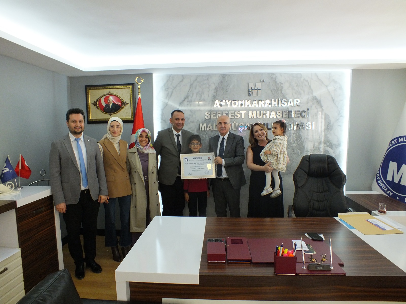 Afyonkarahisar’da Yedi Yeni Mali Müşavir Ruhsatını Aldı