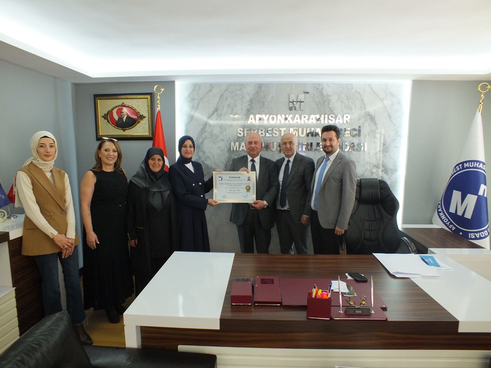 Afyonkarahisar’da Yedi Yeni Mali Müşavir Ruhsatını Aldı