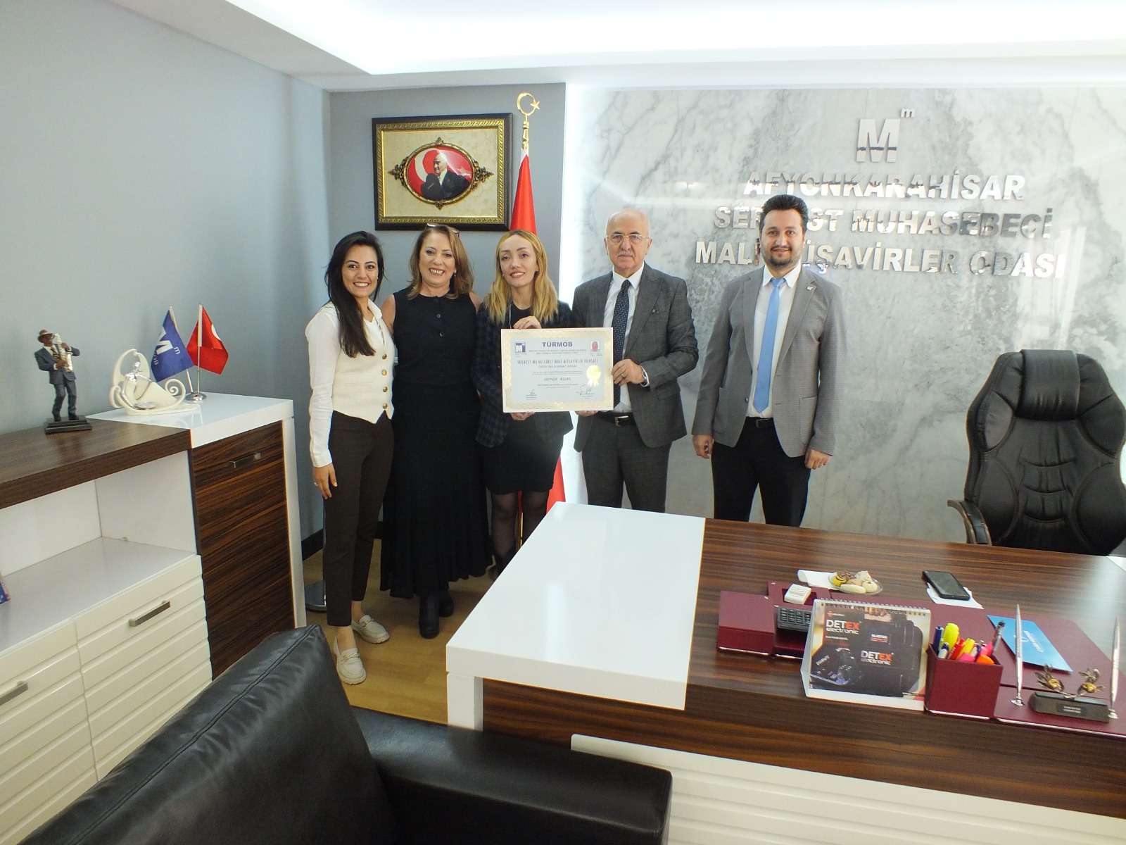 Afyonkarahisar’da Yedi Yeni Mali Müşavir Ruhsatını Aldı
