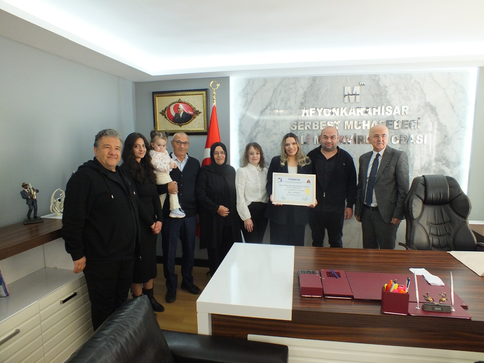 Afyonkarahisar’da Yedi Yeni Mali Müşavir Ruhsatını Aldı