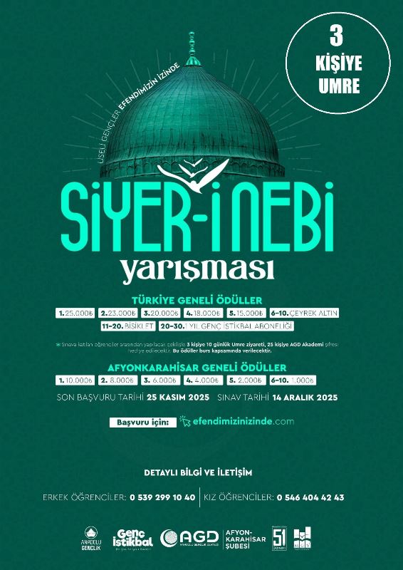 AGD’den Umre, Altın Ve Para Ödüllü Yarışma