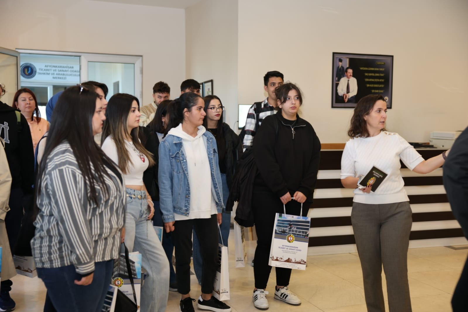 Çay MYO Öğrencileri ATSO’da Yeşil Dönüşümü Yerinde Gözlemledi