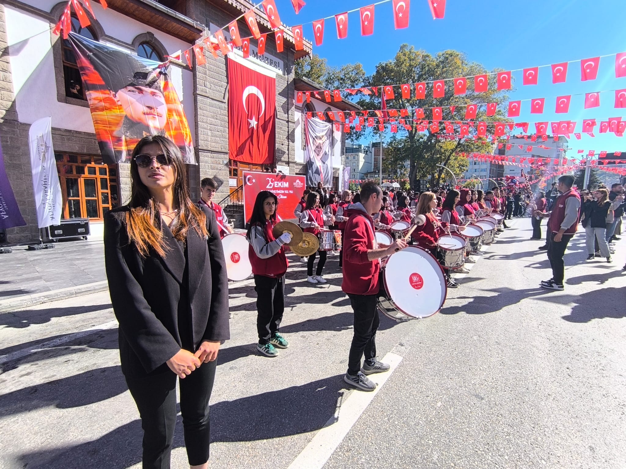 Cumhuriyetin 102. Yılında Gurur Geçidi: RSP Bandosu Cumhuriyet Coşkusuna Ritim Kattı!
