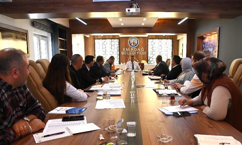 Emirdağ’da Belediye Hizmetlerinin Genel Durumu Ele Alındı