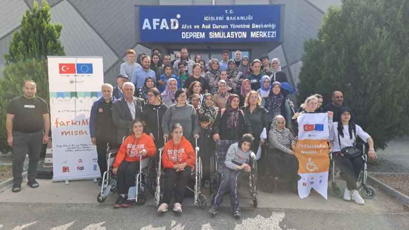 Engelli Bireyler Ankara’da Afet Bilinci Eğitimine Katıldı