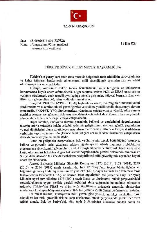 “Milli Güvenliğimiz İçin Kararlılıkla Çalışmaya Devam Edeceğiz”