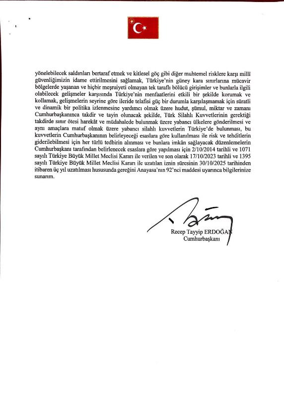 “Milli Güvenliğimiz İçin Kararlılıkla Çalışmaya Devam Edeceğiz”