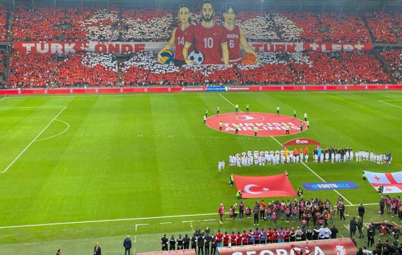 Milliler Gürcistan Karşısında İlk Yarıda Şov Yaptı!