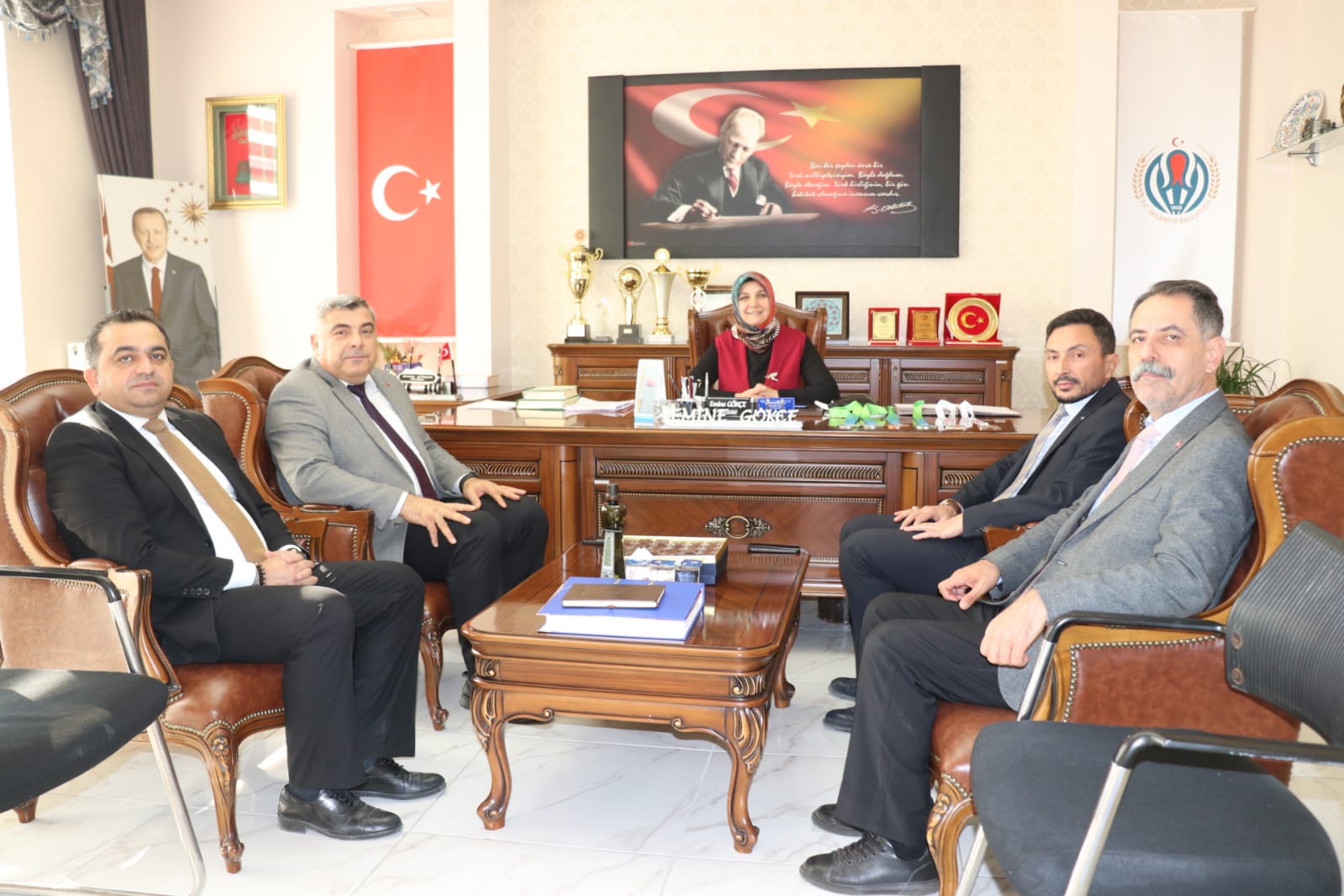 Müdür Sünnetci'den Başkan Gökçe'ye Ziyaret