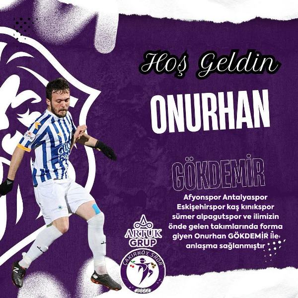 Onurhan Gökdemir Artuk Grup Çakırköyspor’a Transfer Oldu