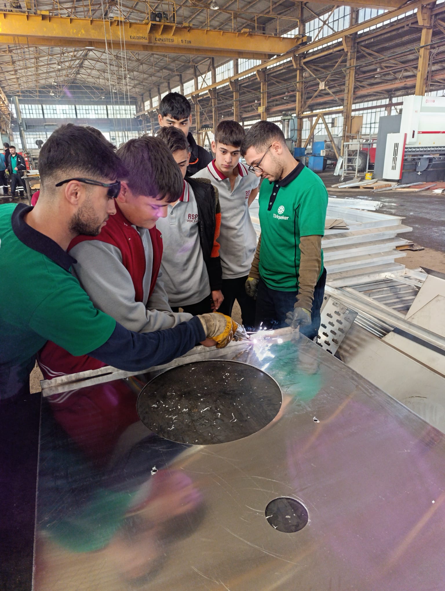 RSP Makine Bölümü Öğrencilerinden Şeker Fabrikasına Teknik Ziyaret