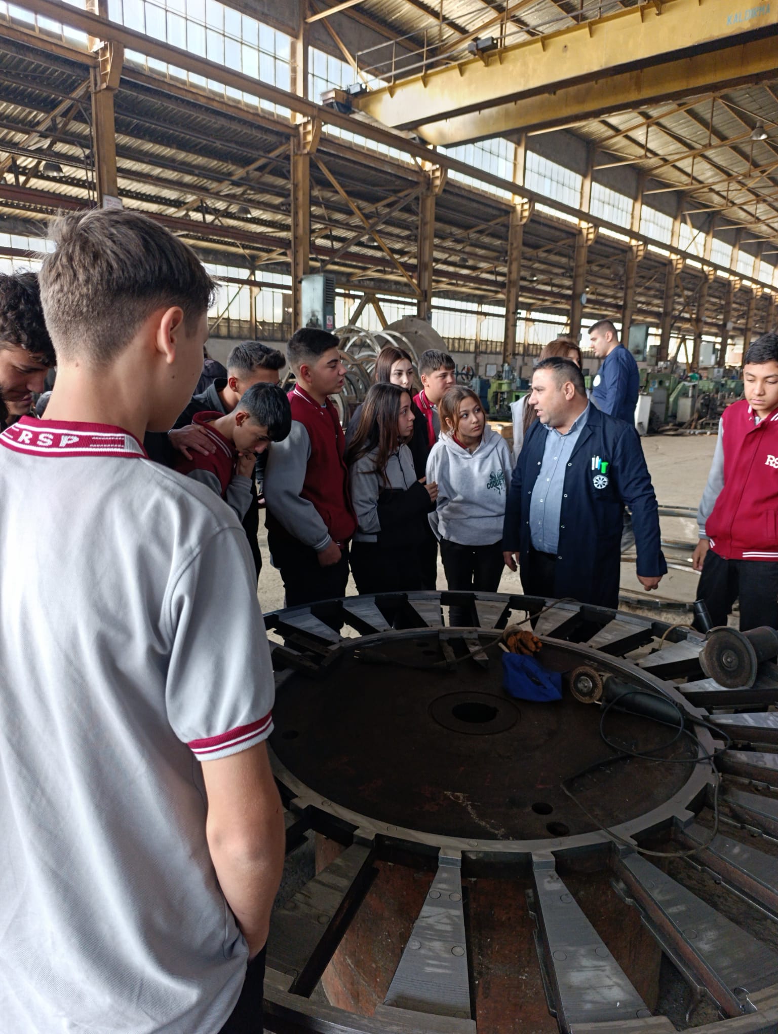 RSP Makine Bölümü Öğrencilerinden Şeker Fabrikasına Teknik Ziyaret
