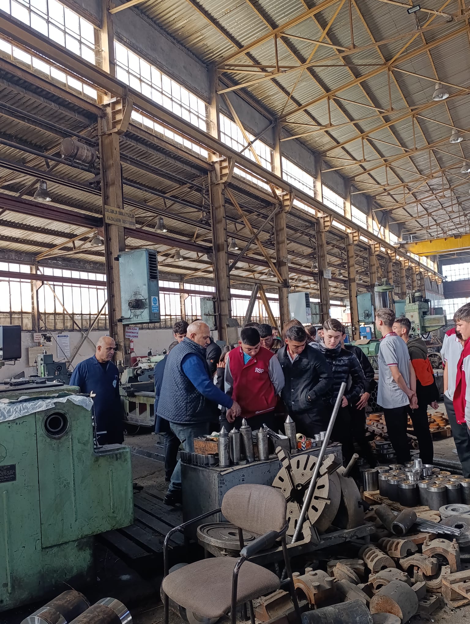 RSP Makine Bölümü Öğrencilerinden Şeker Fabrikasına Teknik Ziyaret