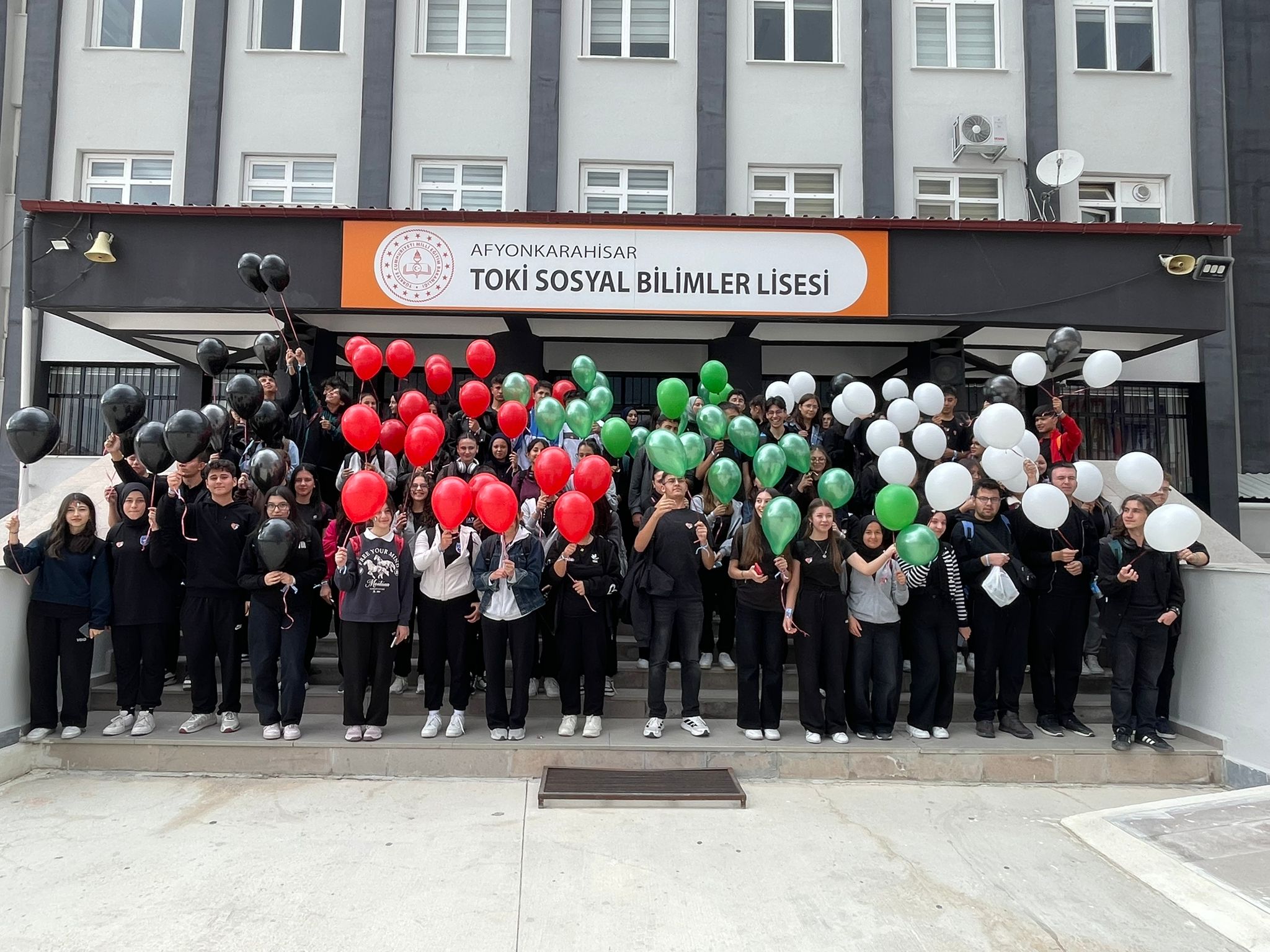 TOKİ Sosyal Bilimler Lisesi’nden Gazze’ye Sessiz Çığlık