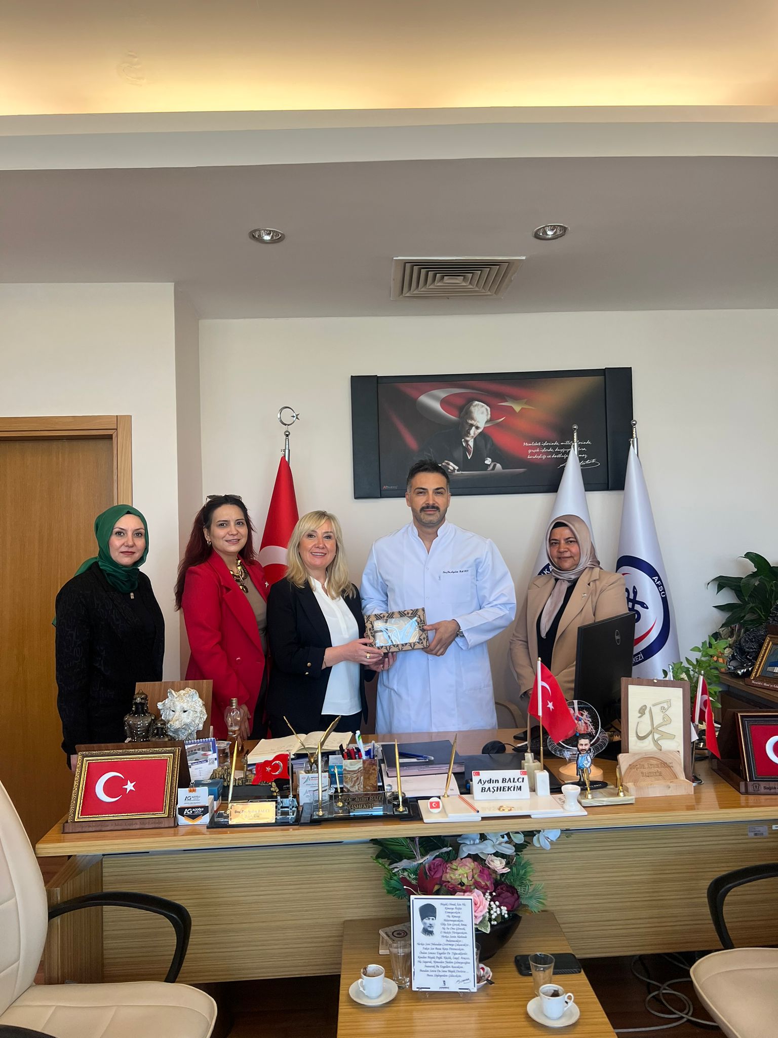 MHP KAÇEP Üyelerinden AFSÜ'ye Ziyaret