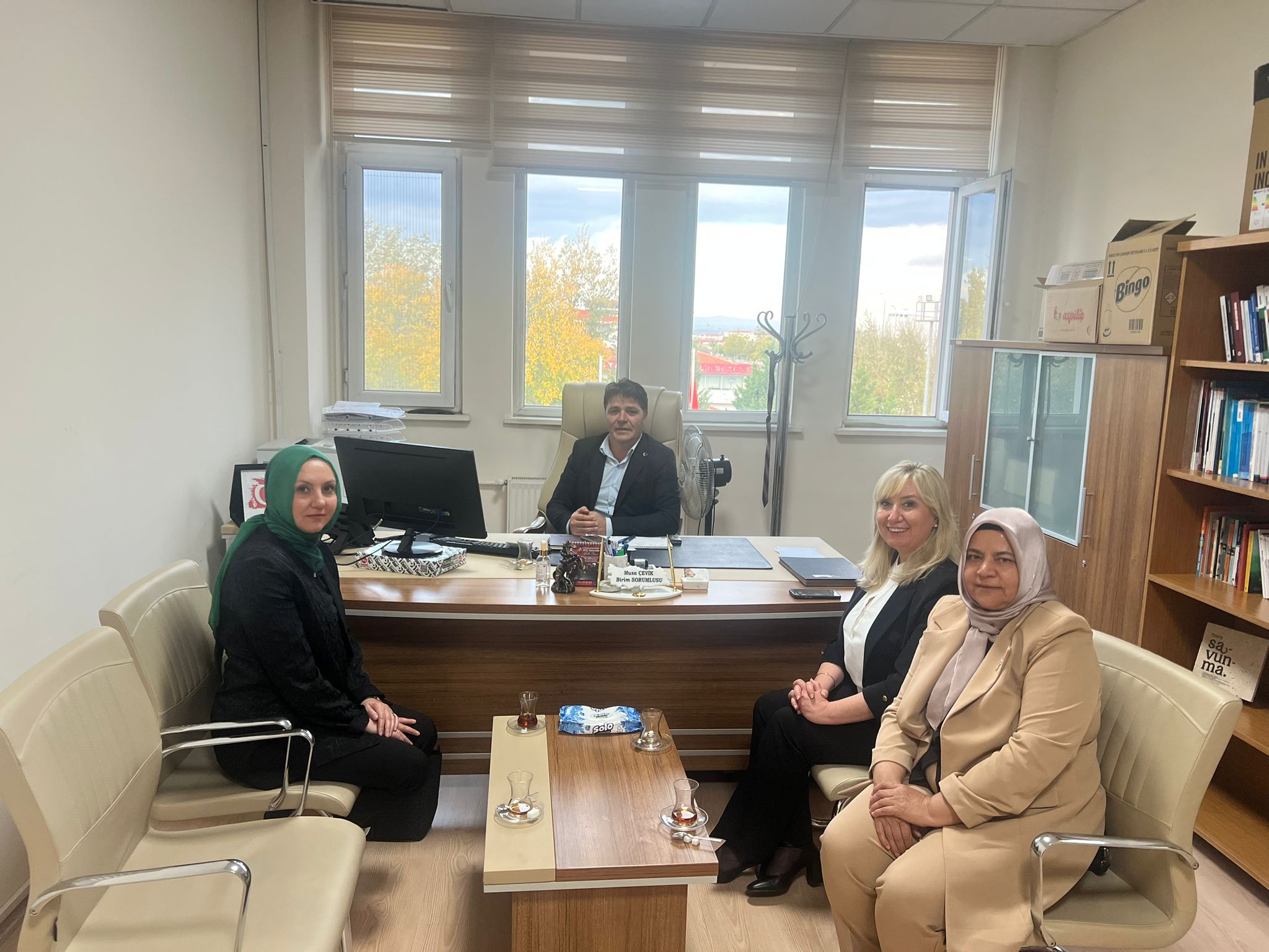 MHP KAÇEP Üyelerinden AFSÜ'ye Ziyaret