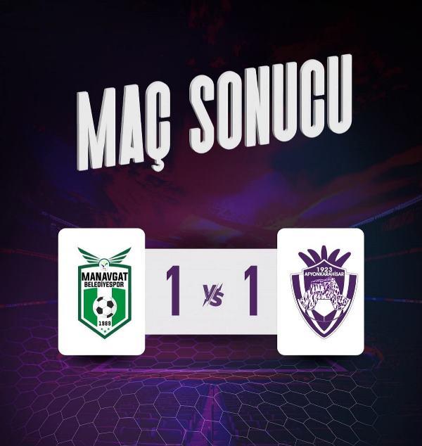 1923 Afyon, Manavgat İle Berabere Kaldı