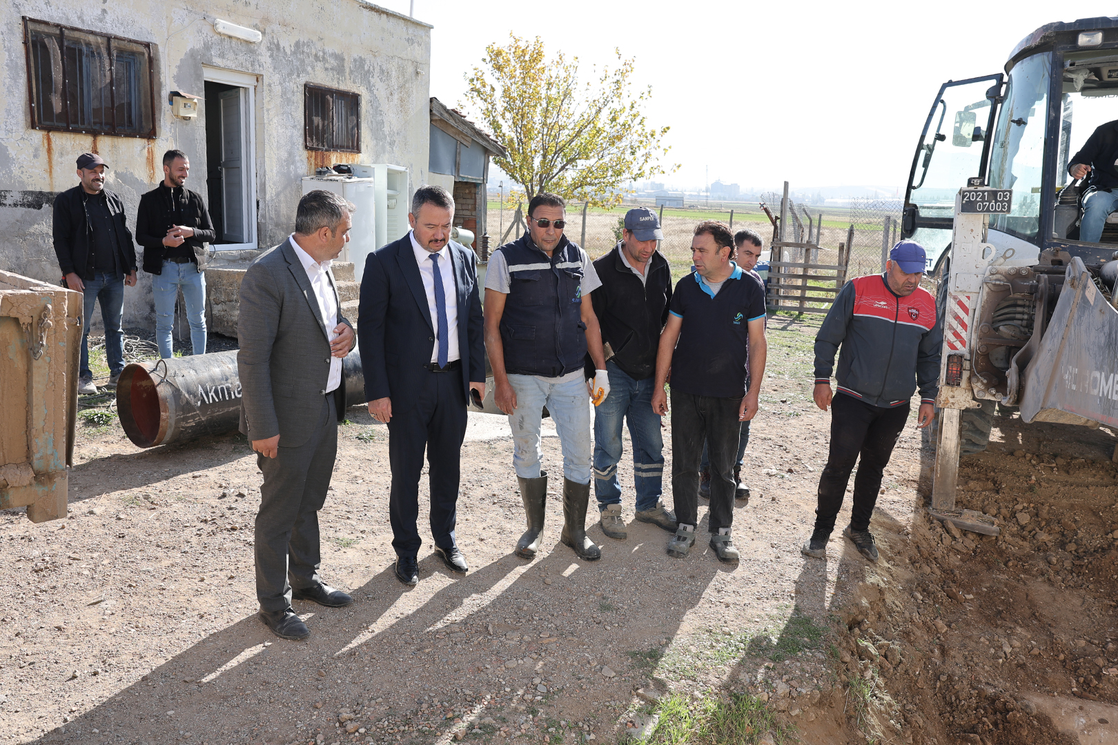 Başkan Öztaş, Saha Çalışmalarını Yerinde İnceledi