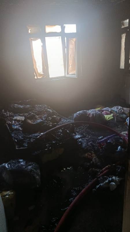 Afyonkarahisar'da Ataköy Mahallesi'nde Yangın!