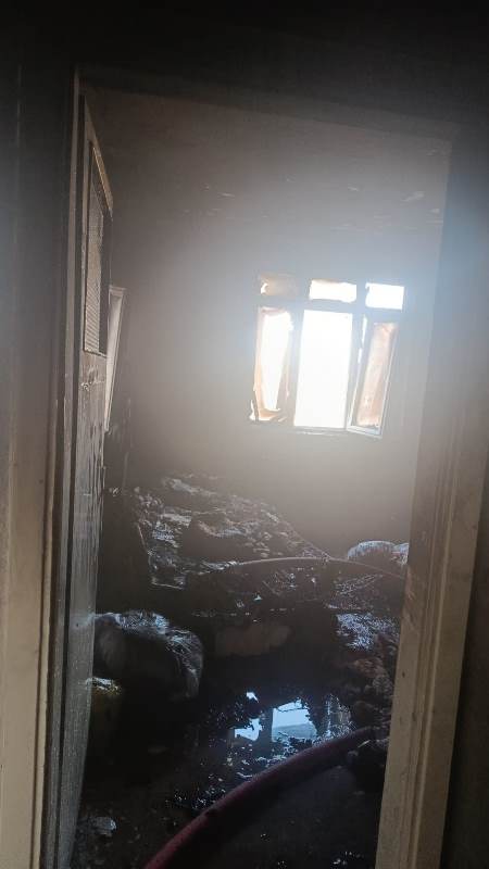 Afyonkarahisar'da Ataköy Mahallesi'nde Yangın!