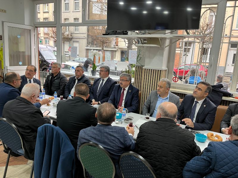 AK Parti Afyonkarahisar Milletvekilleri Belçika’da Geniş Kapsamlı Temaslarda Bulundu