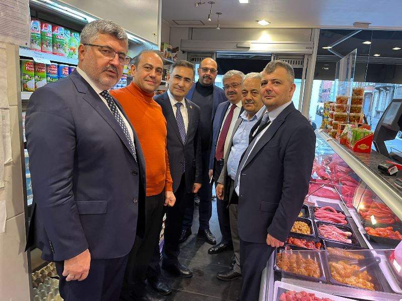 AK Parti Afyonkarahisar Milletvekilleri Belçika’da Geniş Kapsamlı Temaslarda Bulundu