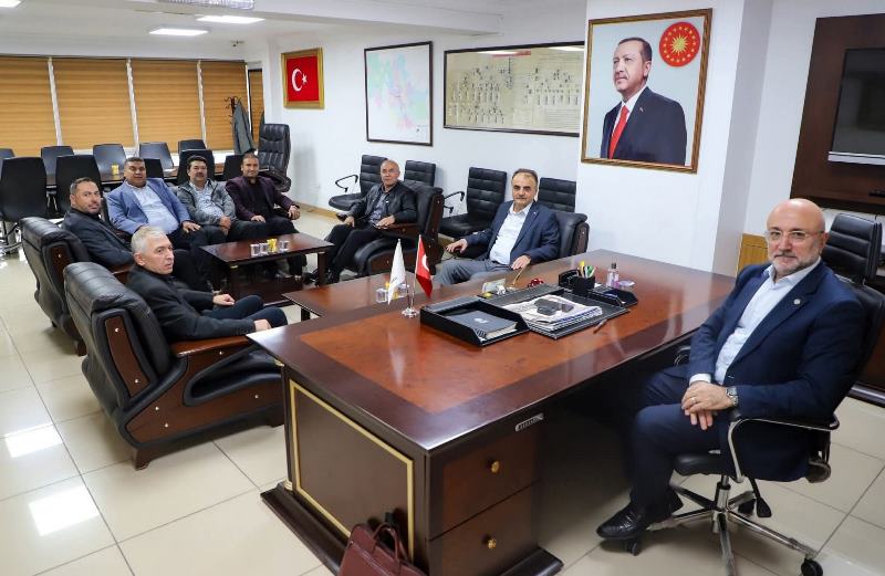 AK Parti İl Başkanı Şahin’e TÜRK-İŞ’ten Ziyaret