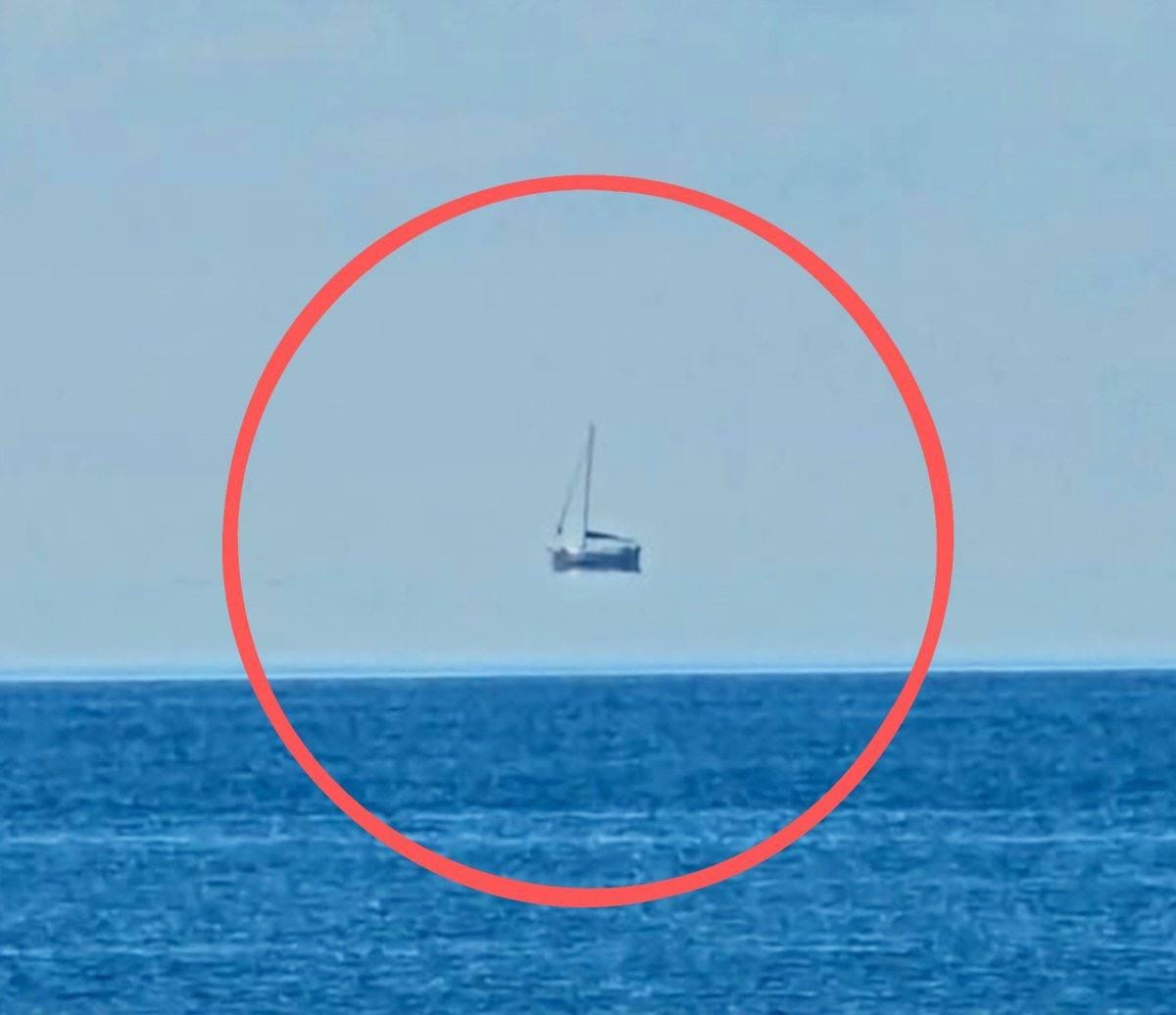 Denizde Nadir Görülen ‘Fata Morgana’ Kameralara Yansıdı