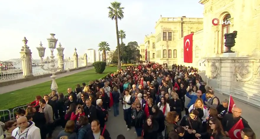 Dolmabahçe’de Atatürk’e Büyük Özlem!