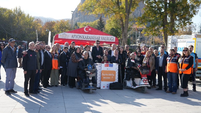 Afyonkarahisar’da Engellilere Yönelik Deprem Tatbikatı