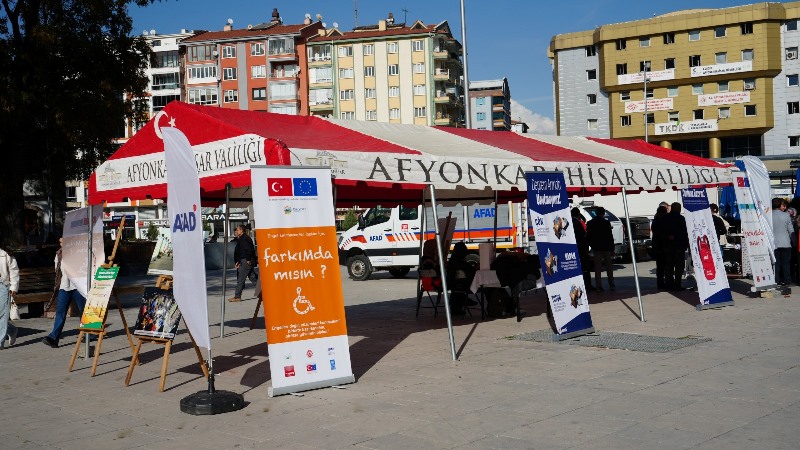 Afyonkarahisar’da Engellilere Yönelik Deprem Tatbikatı