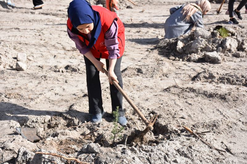GSB Afyonkarahisar Ailesinden Anlamlı Fidan Dikimi