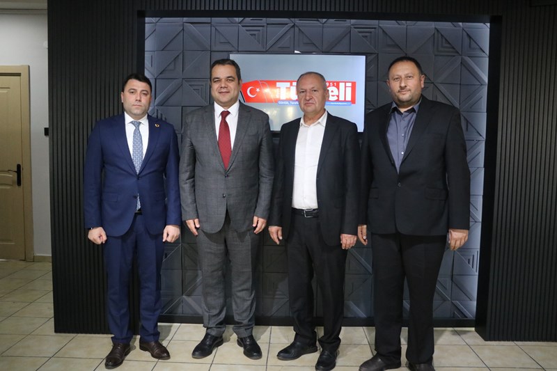 MHP Sinanpaşa Teşkilatından Türkeli Gazetesi İmtiyaz Sahibi Önder Artuk’a Ziyaret