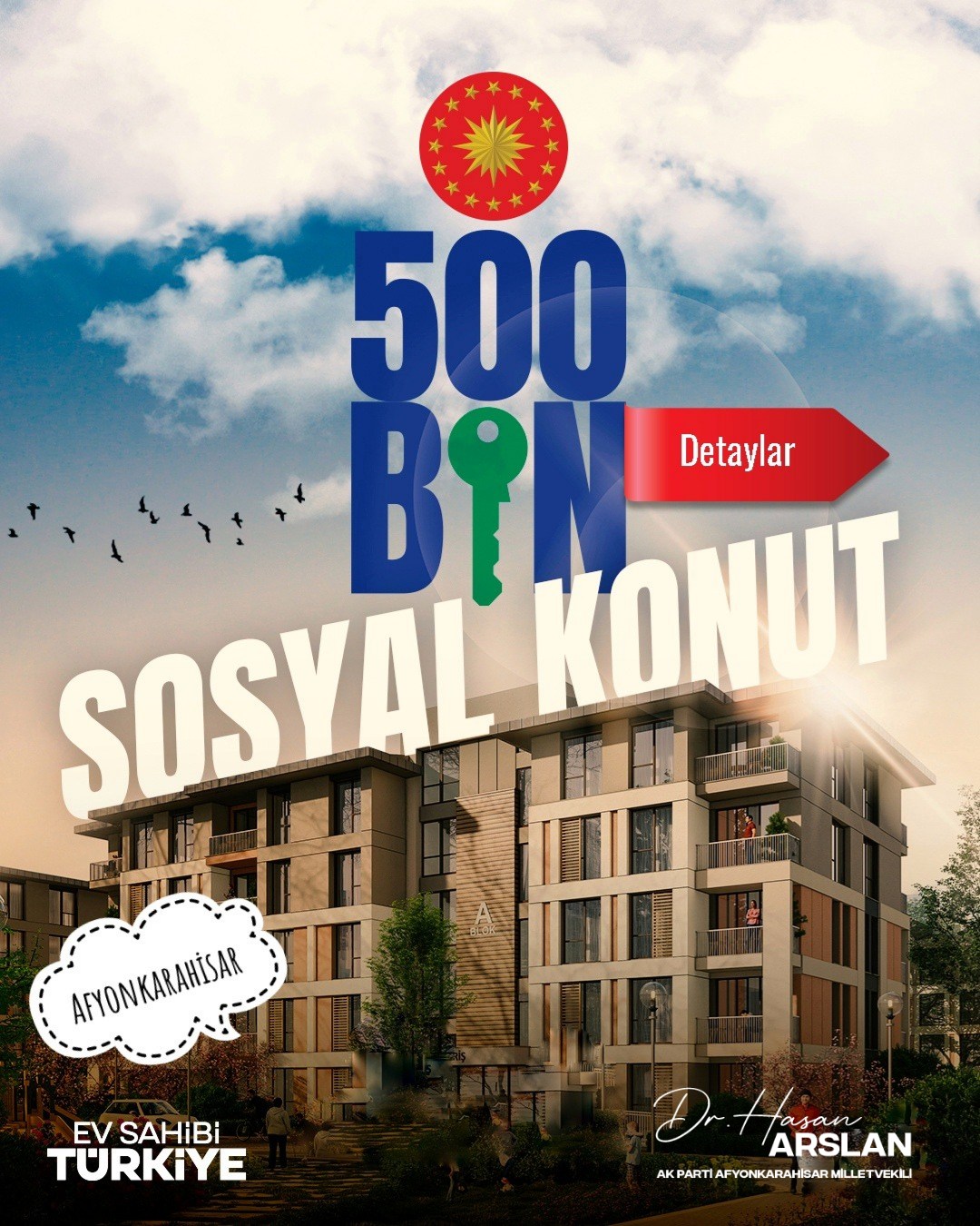 TOKİ Afyonkarahisar'da Hangi İlçe Ve Beldelere Kaç Konut İnşa Edecek?