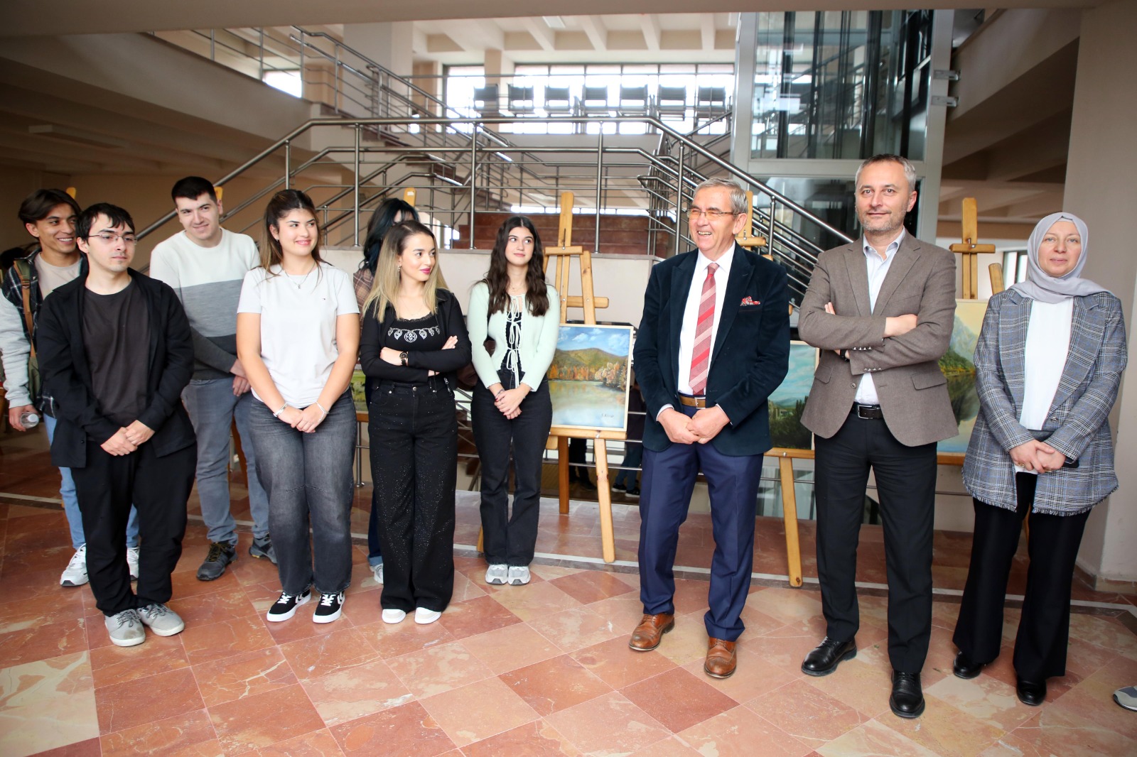 Prof. Dr. Kenar’ın Kişisel Resim Sergisi Açıldı