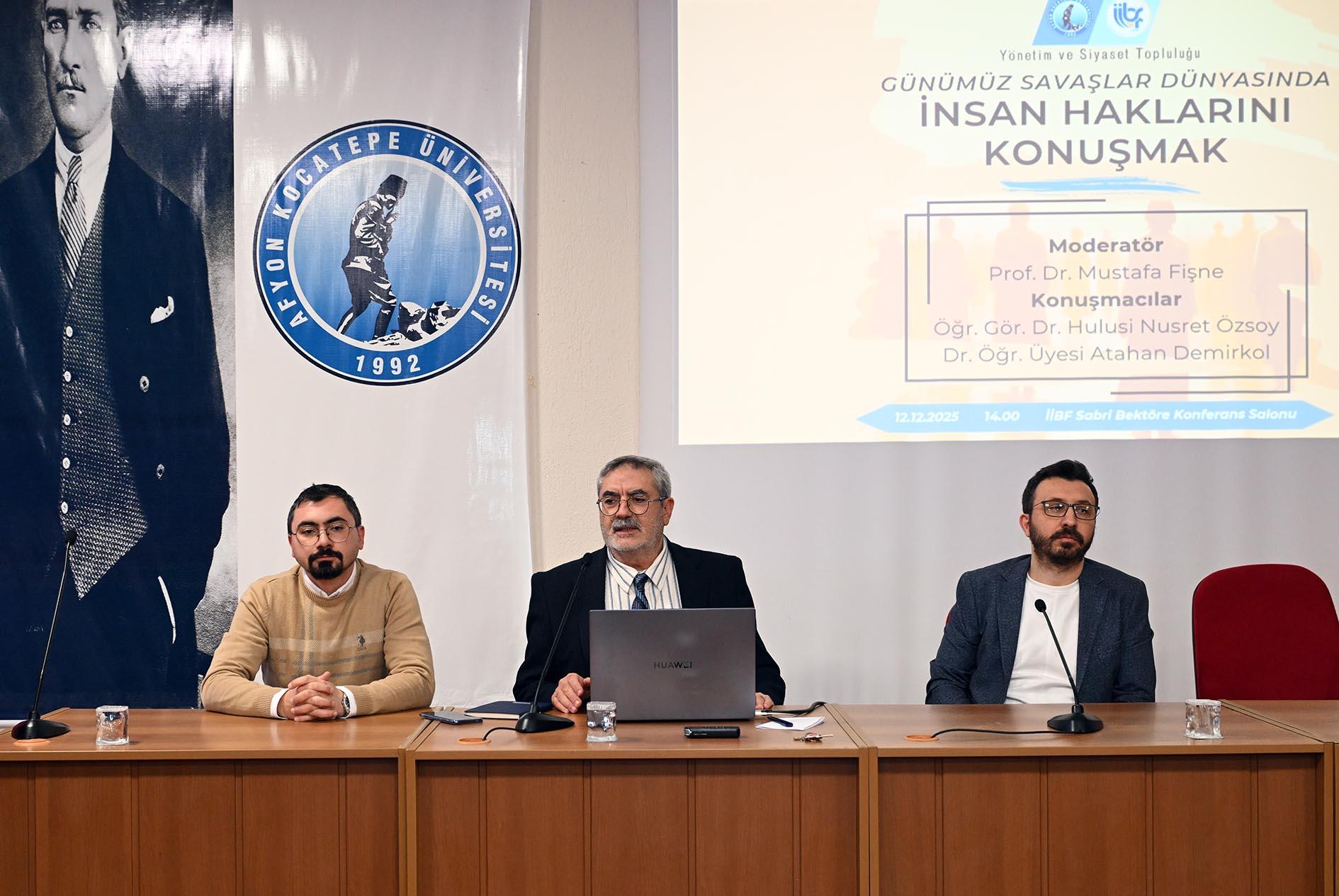 AKÜ’de İnsan Hakları, Batı’nın Çifte Standardı ve Gazze Konuşuldu