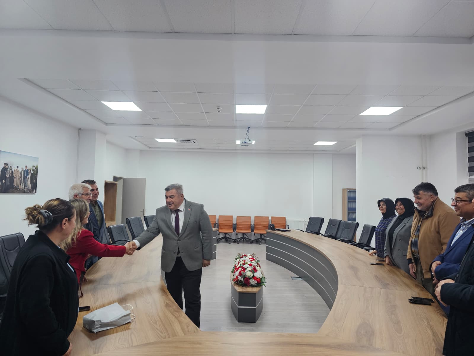 Afyonkarahisar Muhtarları Dayanışma Derneği'nden Müdür Sünnetci'ye Ziyaret