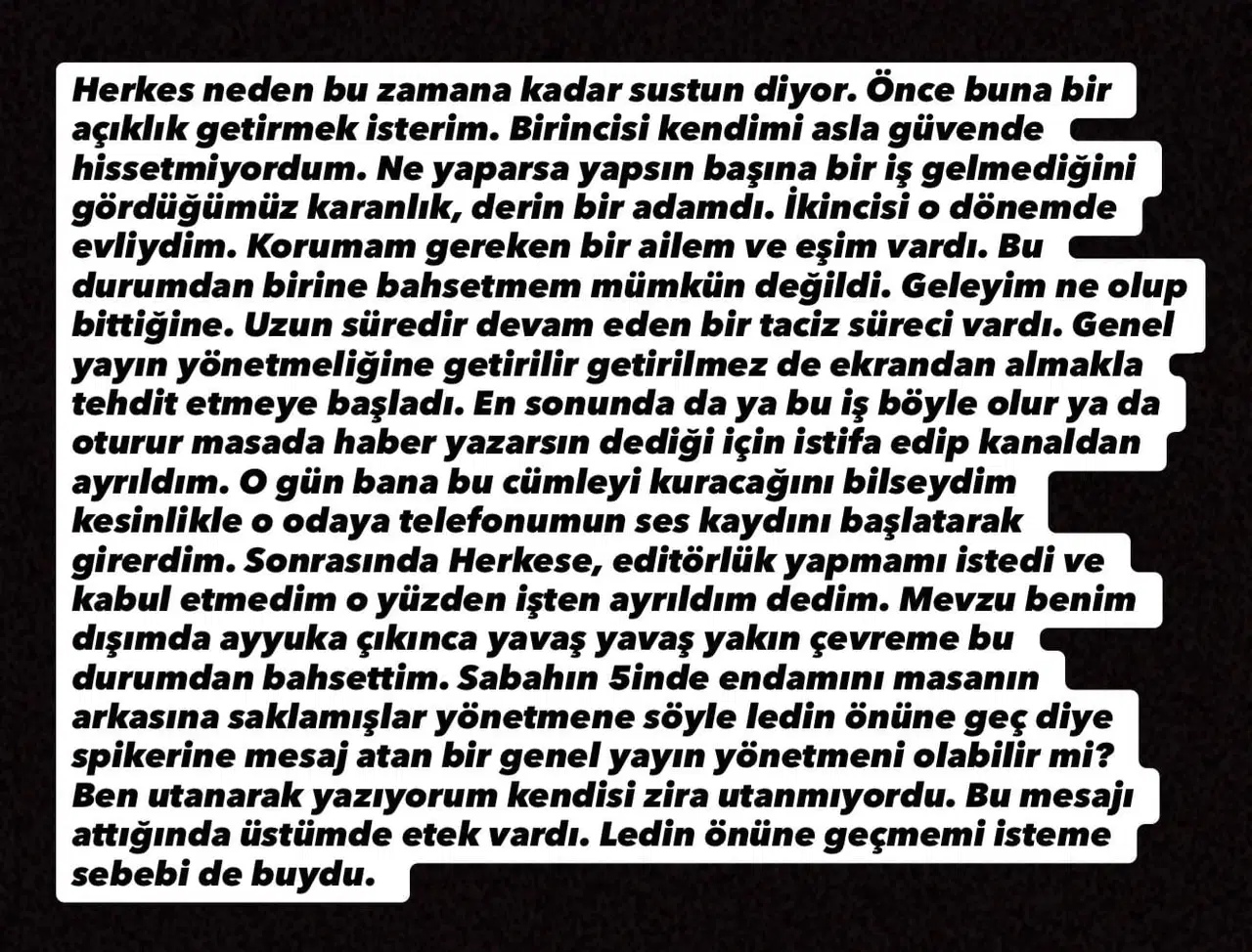 Habertürk'ün eski spikeri Nur Köşker'den Mehmet Akif Ersoy'a Şok Taciz İddiası-1