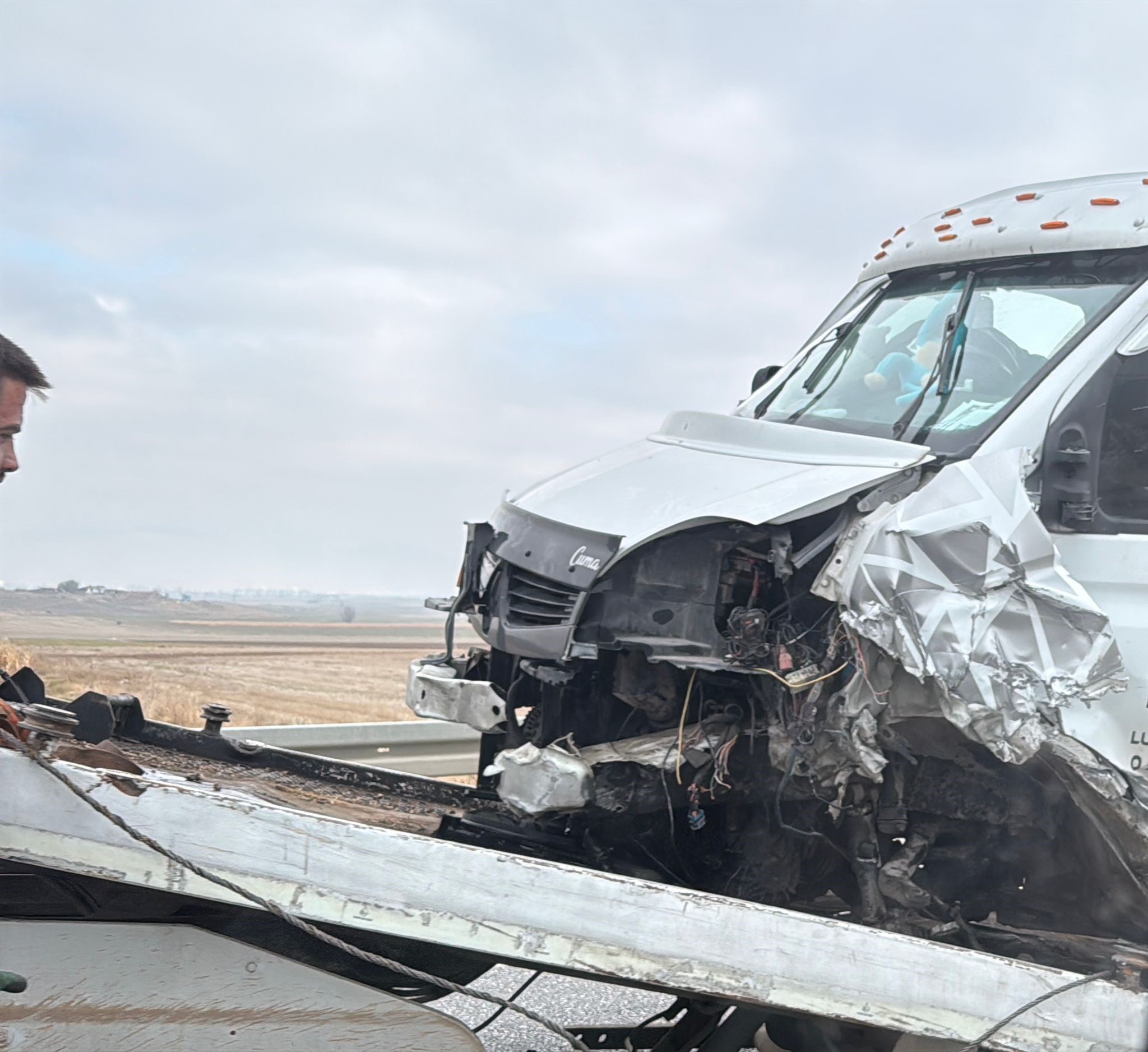 Afyonkarahisar-Konya Karayolunda Korkutan Kaza