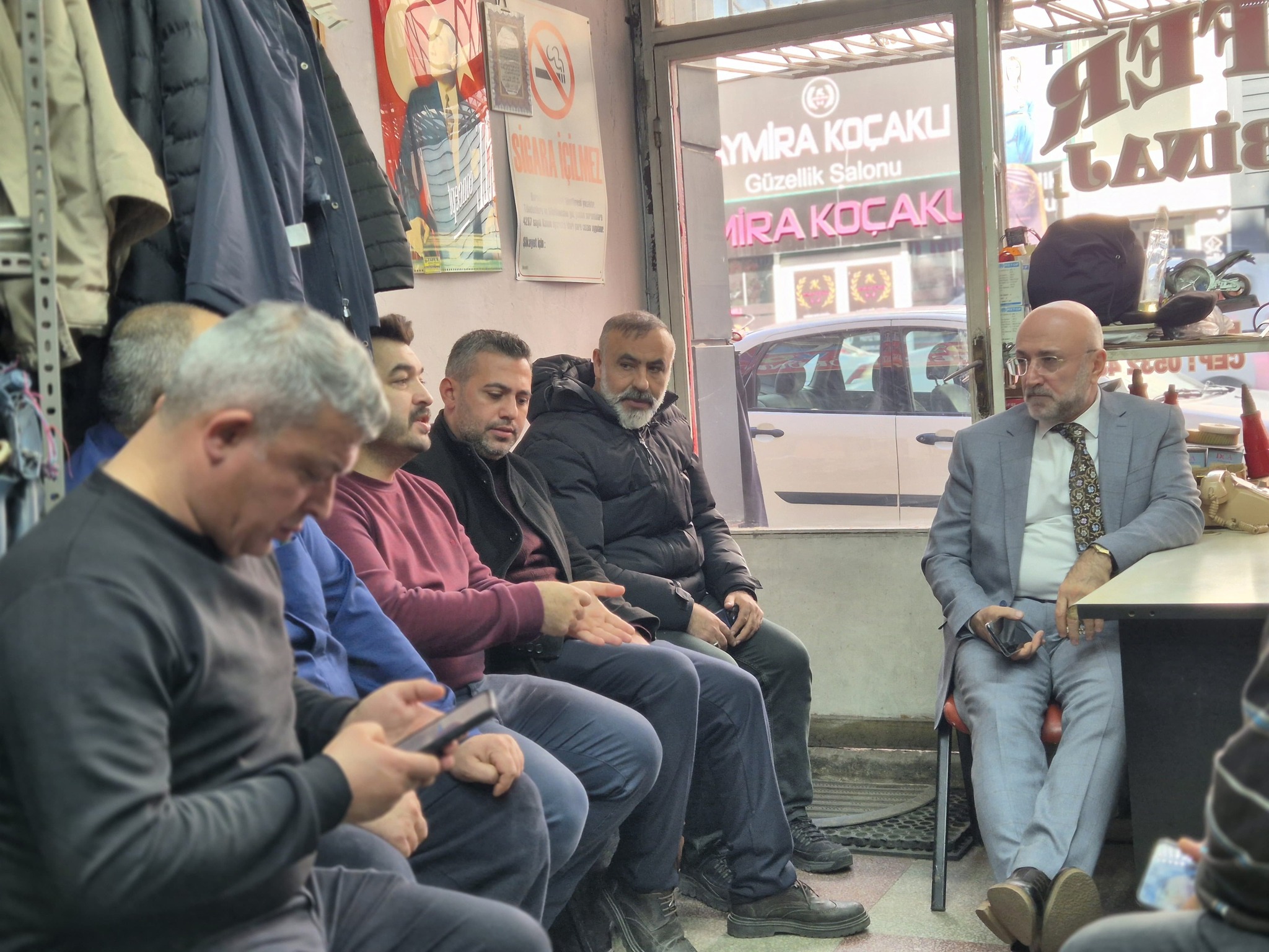 Başkan Şahin’den Emektar Ustalara Esnaf Ziyareti