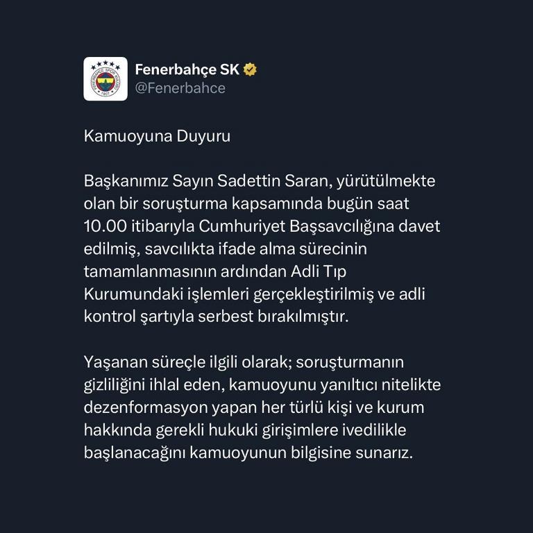 “Gerekli Hukuki Girişimlere İvedilikle Başlanacaktır”